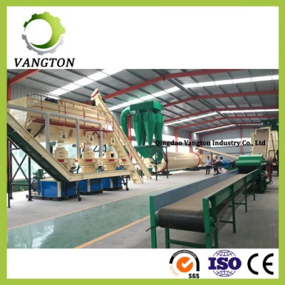 0.5-10t Wood Sawdust Biomass Rice Husk Pelletizing Machine Line